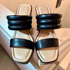 INC Black wedges Tabiap size 6.5